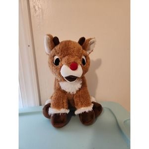 Rudolph The Red Nosed Reindeer 10" Plush (Khols Cares) w/ Tag - VERY CLEAN!